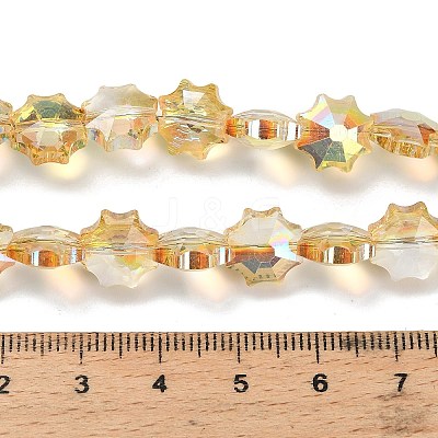 Electroplate Transparent Glass Beads EGLA-H112-04HP-01-1