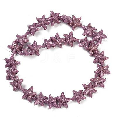 Synthetic Coral Dyed Carved Beads Strands CORA-K009-06B-06-1