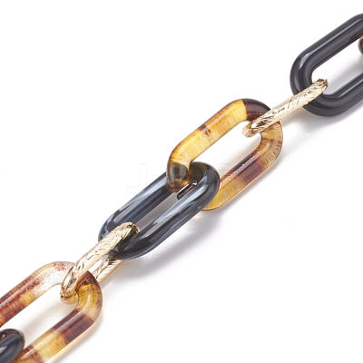 Handmade Acrylic Cable Chain Sets AJEW-JB00932-1