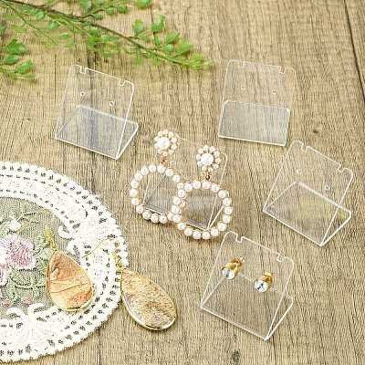 Organic Glass Earring Displays X-EDIS-N001-03A-1