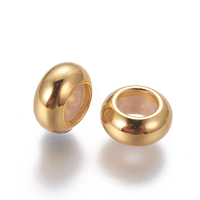 202 Stainless Steel Beads X-STAS-G190-04G-1