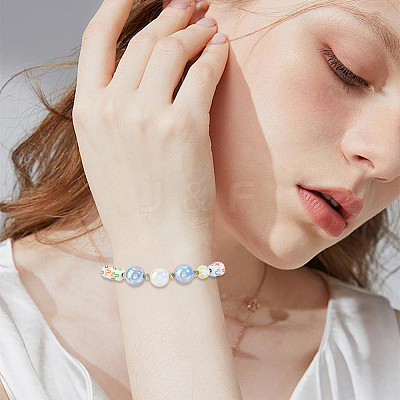 800Pcs 2 Styles Cross Theme Acrylic Beads MACR-PA0001-45E-1
