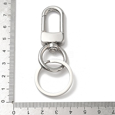304 Stainless Steel Keychain Rings STAS-H238-02P-1