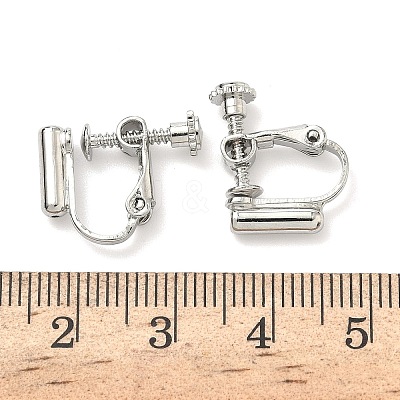 Brass Screw On Clip-on Earring Converters Findings KK-A281-29P-1