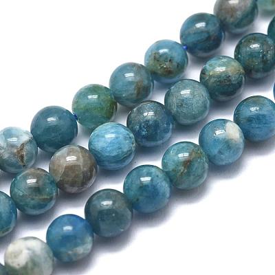 Natural Apatite Beads Strands G-F617-01-10mm-1