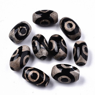 Tibetan Style dZi Beads TDZI-N001-012-1