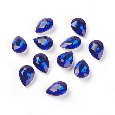 Glass Pointed Back Rhinestone RGLA-Q001-12-1