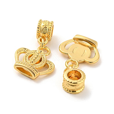 Tibetan Style Alloy European Dangle Charms PALLOY-F199-37G-1