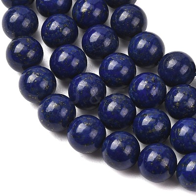 Natural Lapis Lazuli Beads Strands GG-CBA59DD-C03-10mm-1