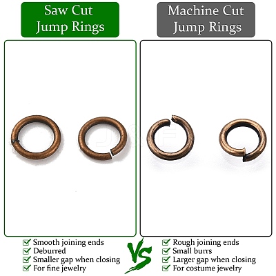 Brass Saw Cut Open Jump Rings KK-G514-01L-R-1