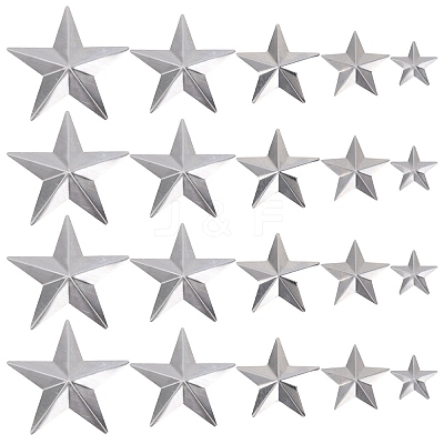 120Pcs 5 styles Iron Display Decorations IFIN-GF0001-50-1
