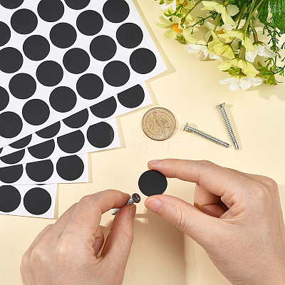 5 Sheets PVC Self-Adhesive Stickers DIY-SP0006-19C-1