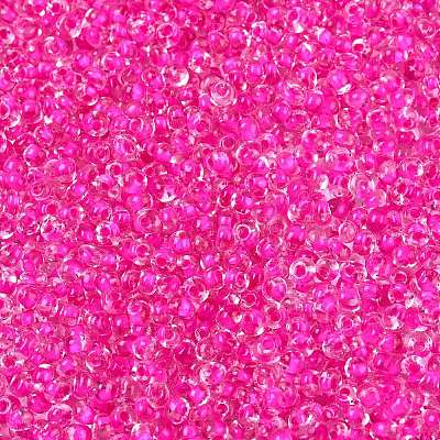 8/0 Inside Colours Transparent Glass Seed Beads X1-SEED-T007-06I-1