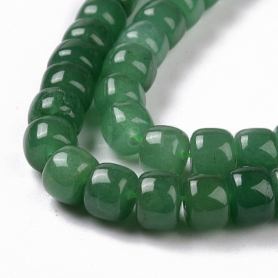 Dyed & Heated Natural White Jade Beads Strands G-G990-C03-1