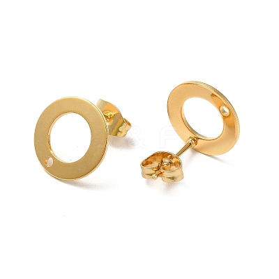 201 Stainless Steel Stud Earring Findings STAS-D244-23G-1