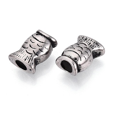 304 Stainless Steel European Style Large Hole Beads STAS-T072-107AS-1