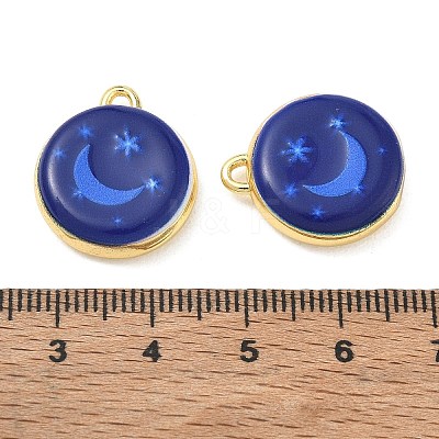 Printed Brass Pendants KK-CBAF9BC-15G-02-1