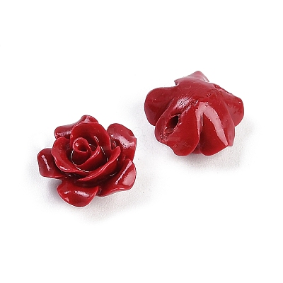 Synthetic Coral Carved Beads CORA-M001-06C-1