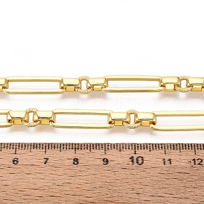 Brass Oval Link Chains CHC-T018-38G-1
