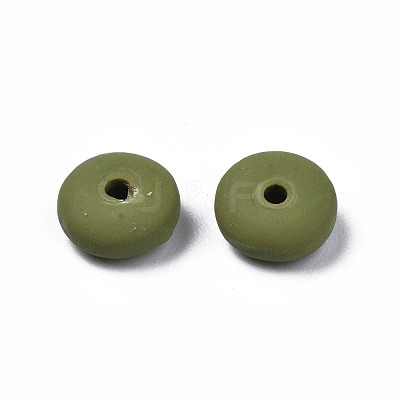 Handmade Polymer Clay Beads Strands CLAY-N008-008W-1