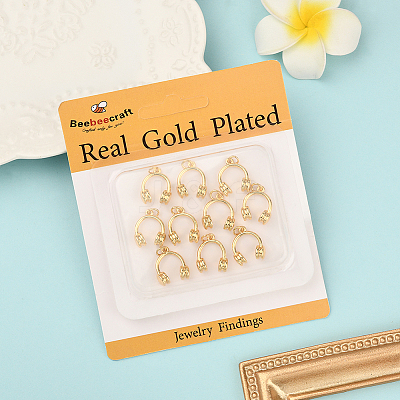 10Pcs Rack Plating Brass Pendants KK-BBC0022-54-1