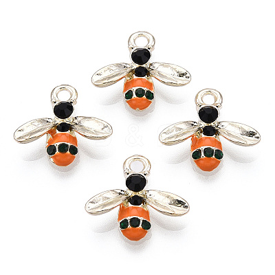 Alloy Enamel Pendants PALLOY-T056-49A-1