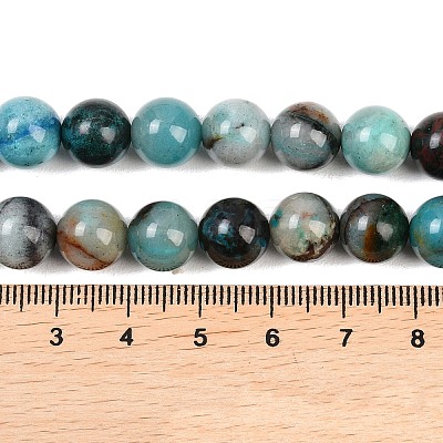 Natural Chrysocolla Beads Strands G-K405-B01-10mm-1