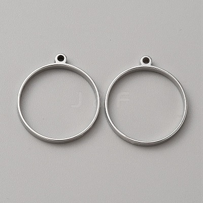 304 Stainless Steel Open Back Bezel Pendants FIND-WH0152-123D-1