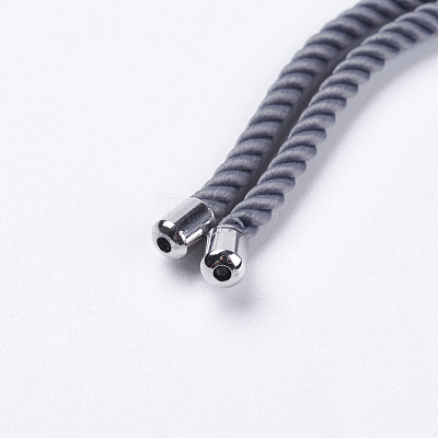 Nylon Twisted Cord Bracelet Making MAK-F018-07P-RS-1