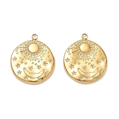 304 Stainless Steel Pendants SA-CBAF1D5-01G-C-1