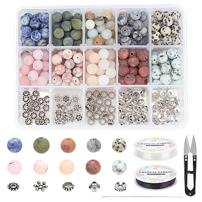 DIY Stretch Bracelets Making Kits DIY-SC0013-73-1
