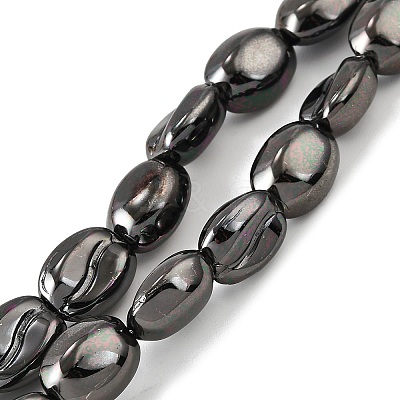 Electroplate Glass Beads Strands EGLA-V001-04-1