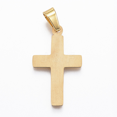 304 Stainless Steel Pendants STAS-G156-06G-1