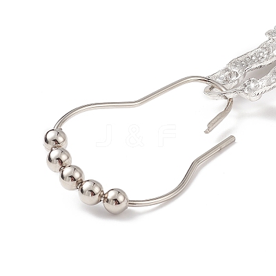 Iron Shower Curtain Rings for Bathroom DIY-CP00029-1