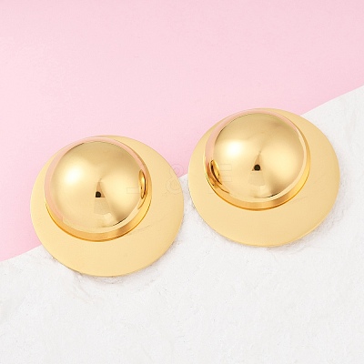 304 Stainless Steel Stud Earrings EJEW-S265-05G-1