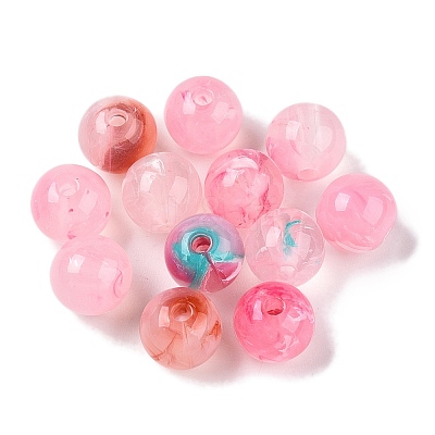 Opaque Acrylic Beads OACR-N137-37B-1