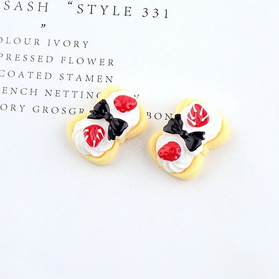 Breads Theme Resin Cabochons LS-RESI-TAC0003-38-1