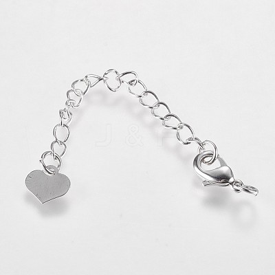 Long-Lasting Plated Brass Chain Extender KK-K210-05P-1