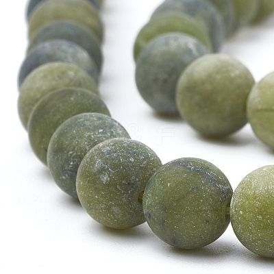 Natural Chinese Southern Jade Beads Strands G-T106-071-1