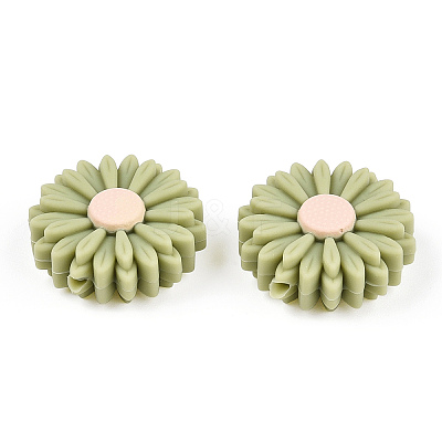 Food Grade Eco-Friendly Silicone Focal Beads SIL-F002-14H-1