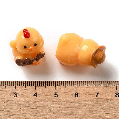 Opaque Resin 3D Chick Ornaments CRES-P034-03-1