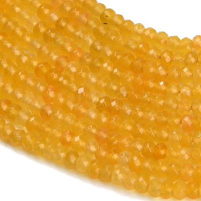 Dyed Natural White Jade Beads Strands GG-CBAF9EE-A02-3x4mm-1