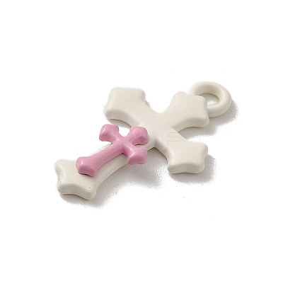 Spray Painted Aloy Pendant FIND-Z043-09D-1