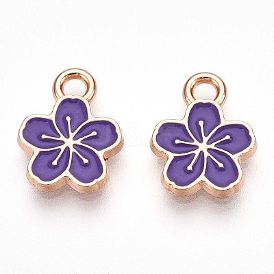 Alloy Enamel Charms ENAM-T022-07E-1