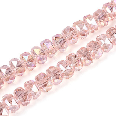 Electroplate Glass Beads Strands EGLA-T021-20J-1