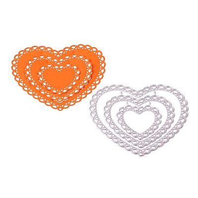 Heart Frame Carbon Steel Cutting Dies Stencils X-DIY-M011-22-1