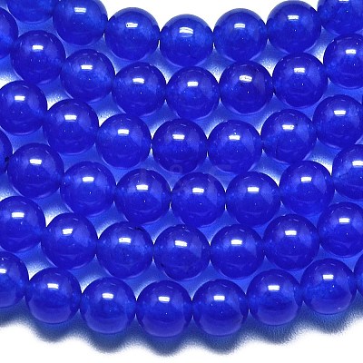 Natural Malaysia Jade Beads Strands G-L645-C01-6mm-19-1