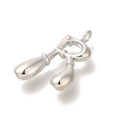 Rack Plating Brass Pendants KK-I722-08P-R-1