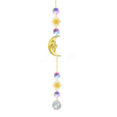 Teardrop Glass Suncatchers PW-WGBA797-01-1