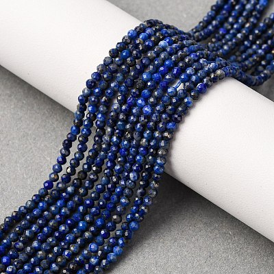 Natural Lapis Lazuli Beads Strands X-G-D165-B-2mm-1